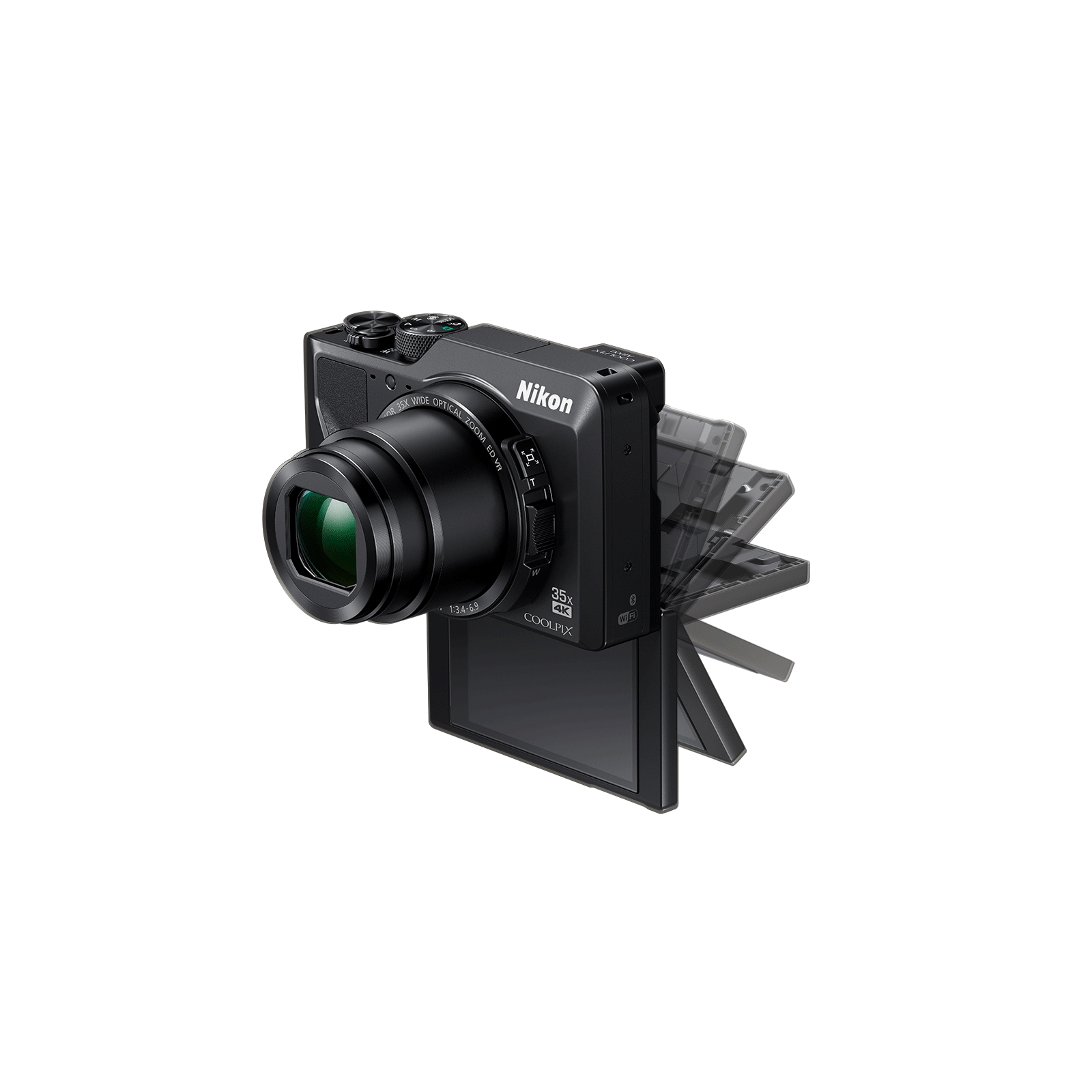 Цифровий фотоапарат Nikon Coolpix A1000 Black (VQA080EA) зображення 4