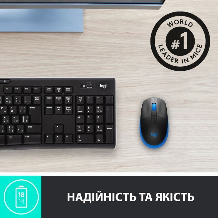 Мышка Logitech M190 Charcoal (910-005905) изображение 5
