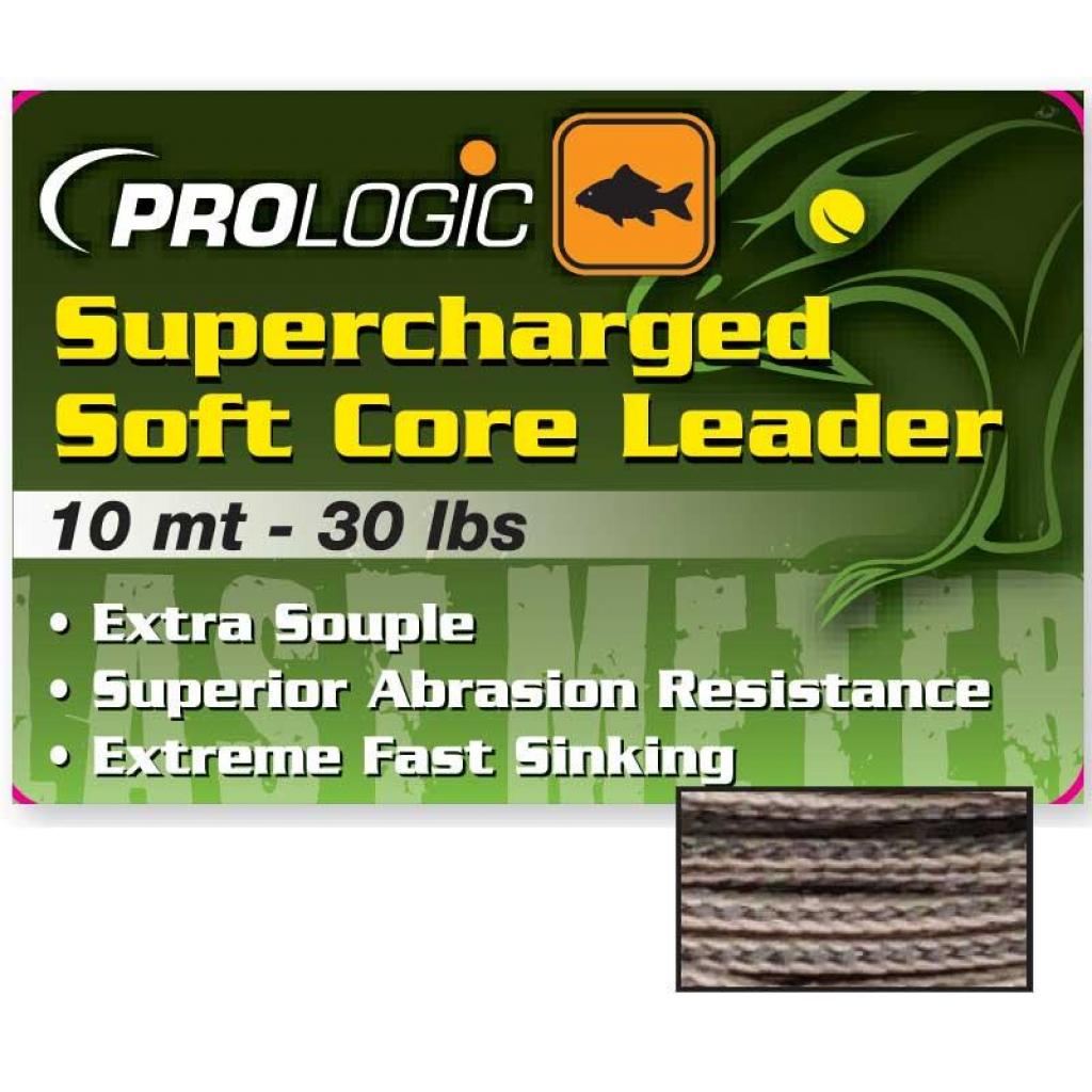 Повідковий матеріал Prologic Supercharged Soft Core Leader 10m 30lbs Camo Silt (1846.02.02)