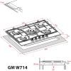 Варочна поверхня Weilor GM W 714 SS зображення 12