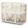 Кроватка Ingvart SMART BED ROUND со звездочками сл. кость (1351015)