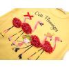 Футболка детская Breeze с фламинго и капри (13490-92G-yellow) изображение 3