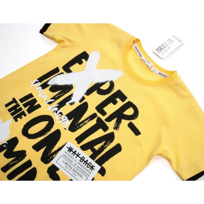 Футболка дитяча Breeze "TALENTED CLUB" (15661-128B-yellow) зображення 3