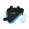 Велосумка нарамная Bravvos BC-BG064 20x18x4 cm Black/Blue (BIB-046)