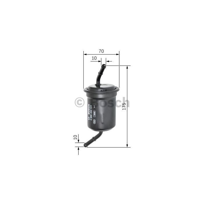 Фільтр паливний Bosch 0 986 450 108 зображення 5
