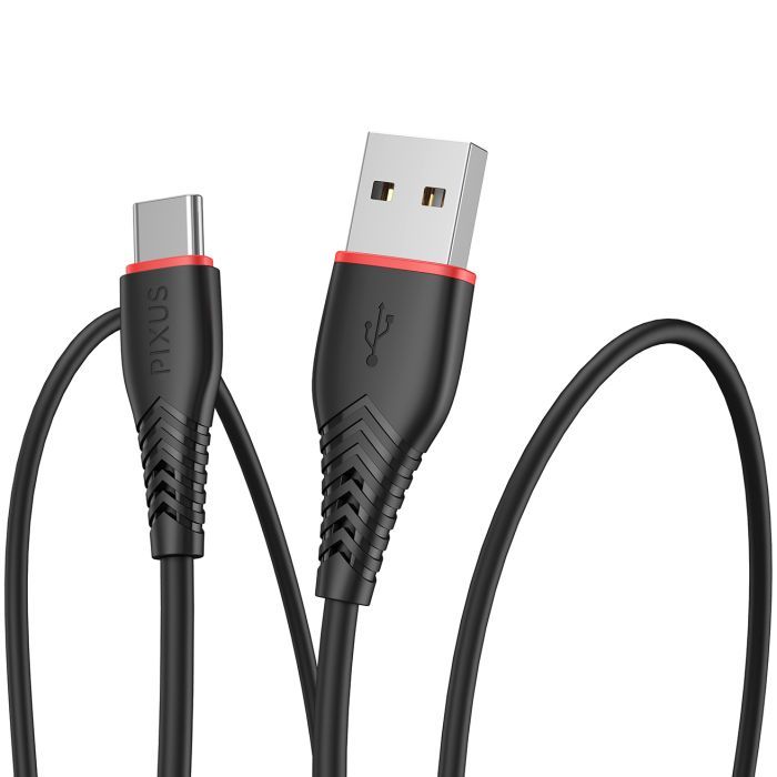 Дата кабель USB 2.0 AM to USB-C 1.0m Start Pixus (4897058531367) зображення 4