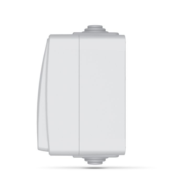 Вимикач Videx BINERA IP65 зовнішній 2кл з підсвічуванням (BINERA IP65 наружный 2кл с подсветкой) зображення 3