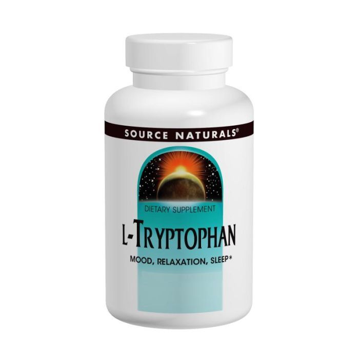 Аминокислота Source Naturals L-Триптофан 500мг, 60 капсул (SNS-01984)