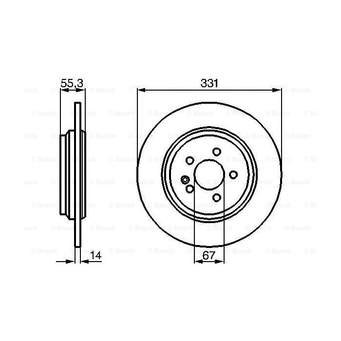 Тормозной диск Bosch 0 986 478 995 изображение 5