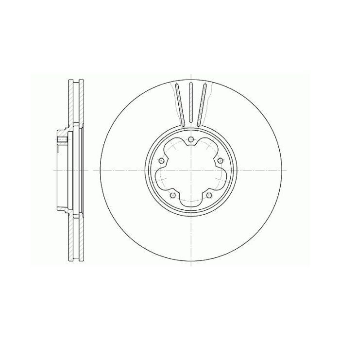 Тормозной диск REMSA 6608.10
