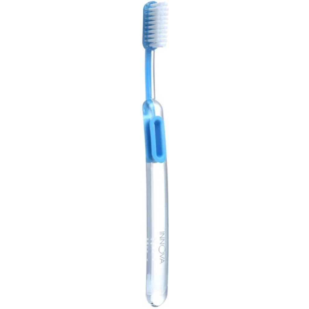 Зубна щітка Innova для чутливих зубів з іонами срібла м'яка Блакитна (4603014006448) зображення 2