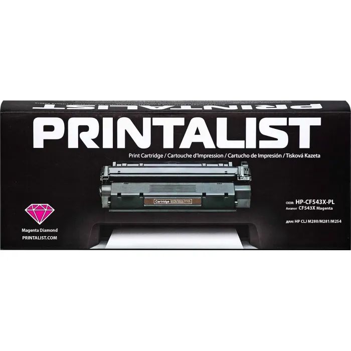 Картридж Printalist HP CLJ M280/M281/M254/ CF540X Black (HP-CF540X-PL)