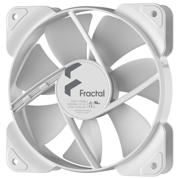 Кулер для корпуса Fractal Design Aspect 12 RGB White Frame (FD-F-AS1-1208) изображение 4