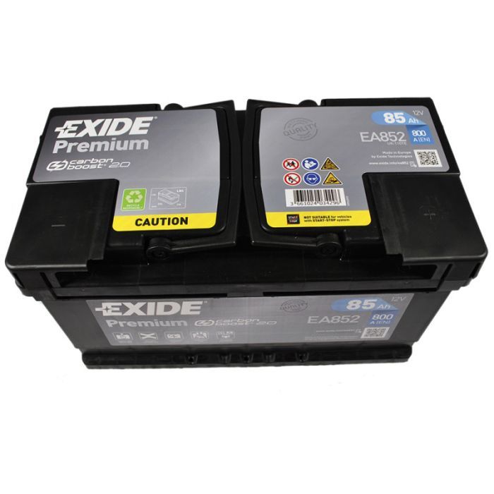 Аккумулятор автомобильный EXIDE PREMIUM 85A (EA852) изображение 4