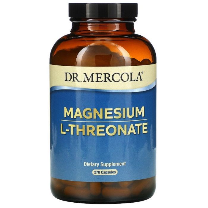 Минералы Dr. Mercola Магний L-Треонат, Magnesium L-Threonate, 270 капсул (MCL-03069)