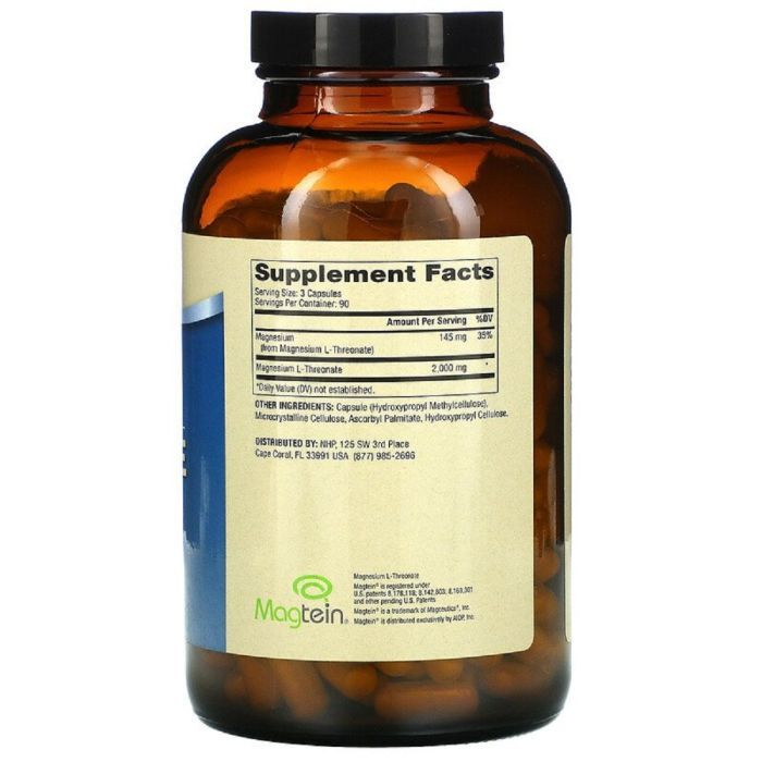 Минералы Dr. Mercola Магний L-Треонат, Magnesium L-Threonate, 270 капсул (MCL-03069) изображение 2
