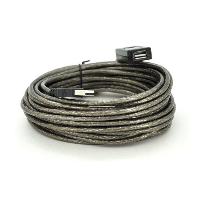Дата кабель USB 2.0 AM/AF 10.0m active Merlion (YT-AECWC AM/AF-10.0m)