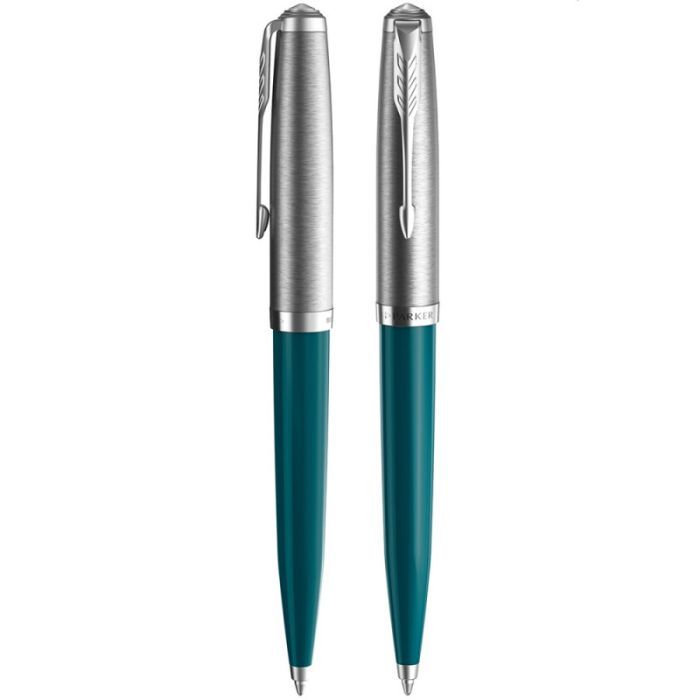 Ручка кулькова Parker PARKER 51 Teal Blue CT BP (55 332) зображення 2
