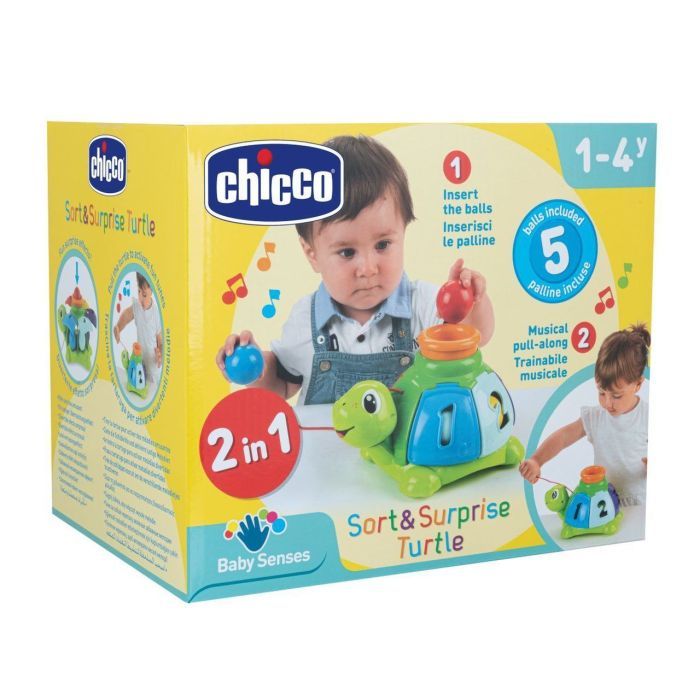 Розвиваюча іграшка Chicco сортер Черепаха (10622.00) зображення 3