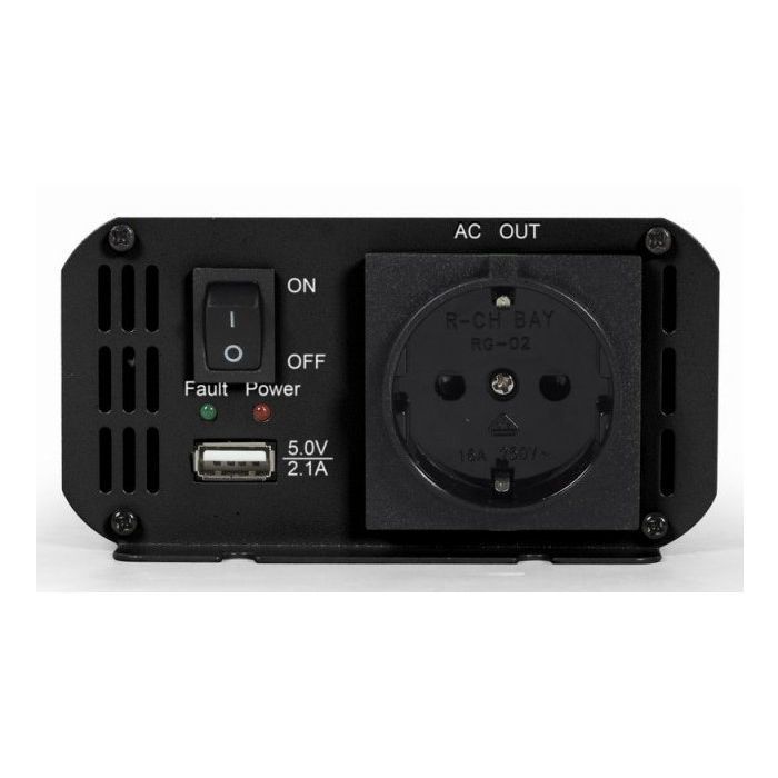 Автомобільний інвертор EnerGenie 12V/220V 300 Вт (EG-PWC300-01) зображення 2