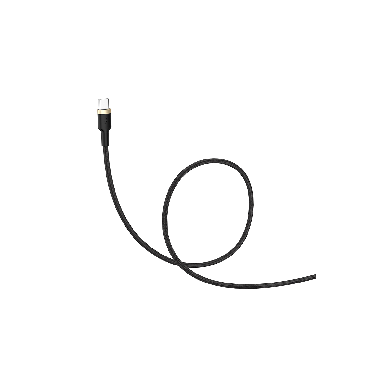 Дата кабель USB 2.0 AM to Type-C 1.0m spiral black ColorWay (CW-CBUC051-BK) зображення 2