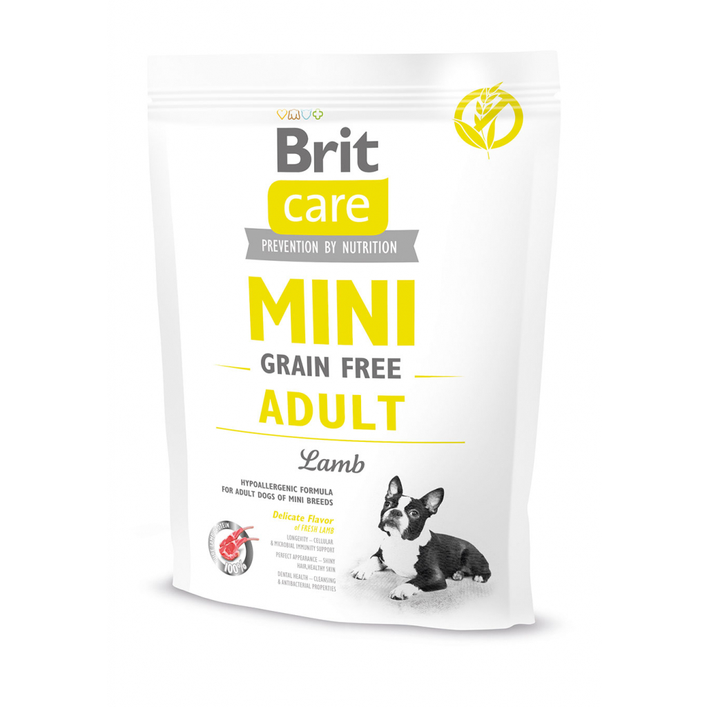 Сухий корм для собак Brit Care GF Mini Adult Lamb 400 г (8595602520114)
