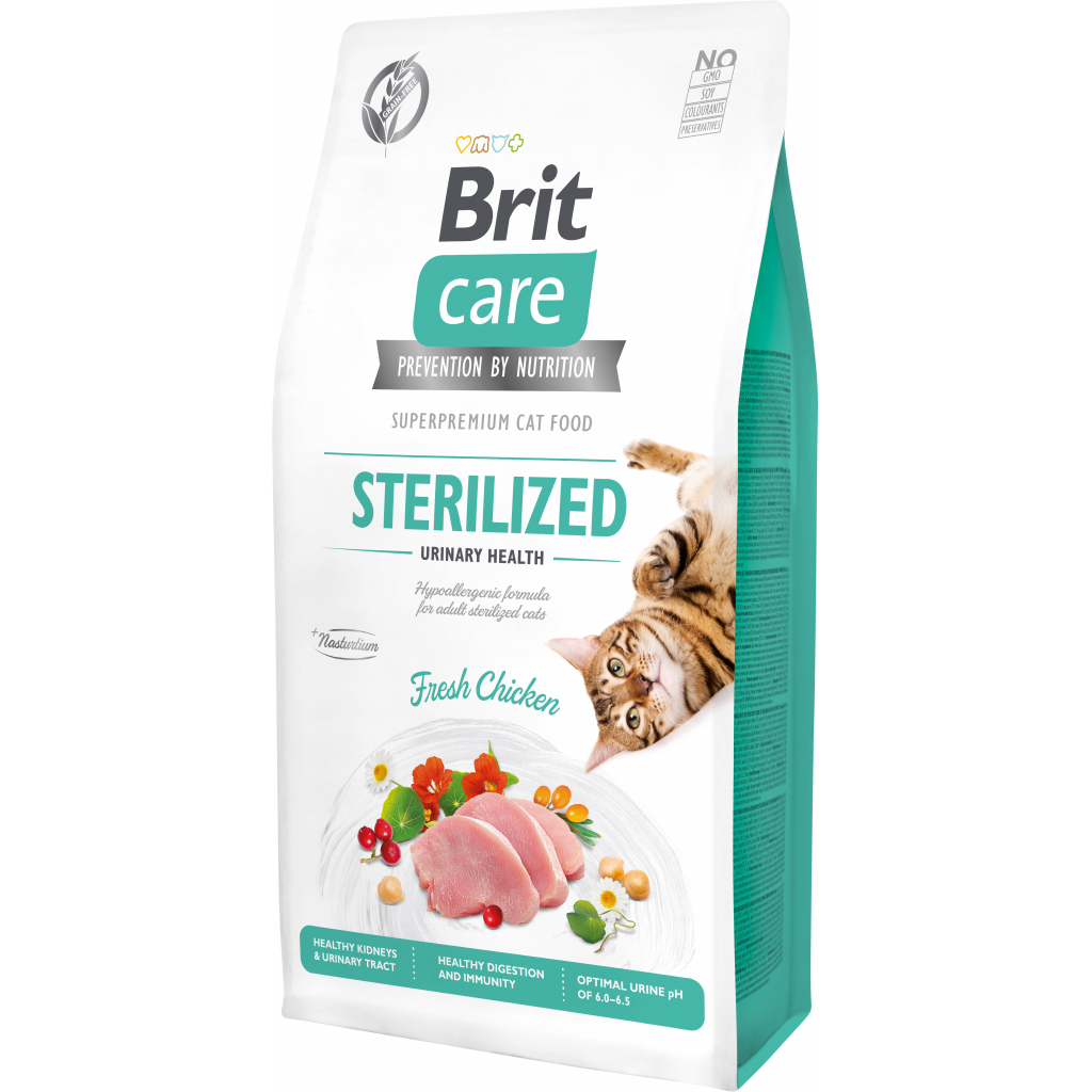 Сухий корм для кішок Brit Care Cat GF Sterilized Urinary Health 7 кг (8595602540723)