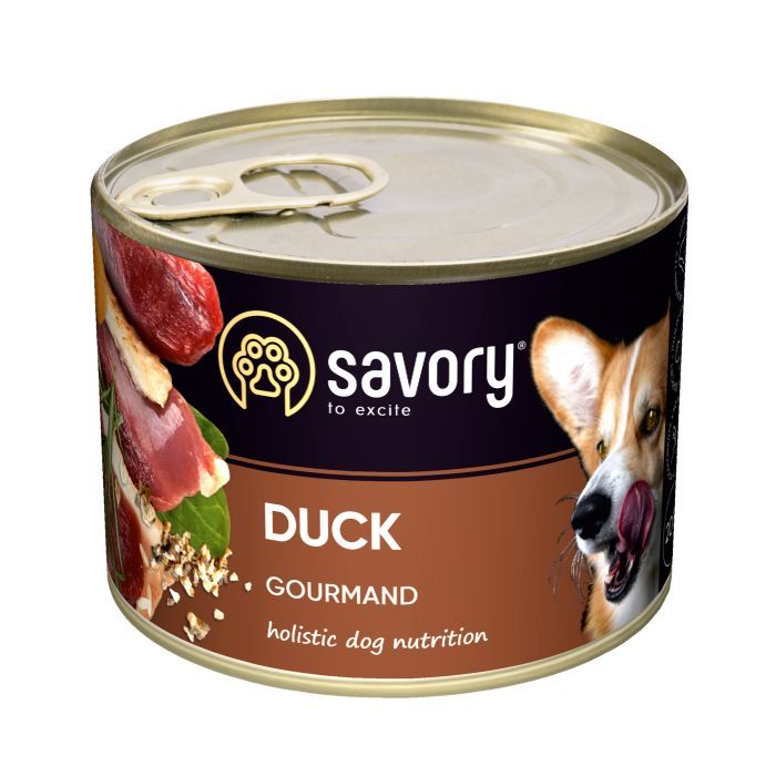 Консервы для собак Savory Dog Gourmand утка 400 г (4820232630471)