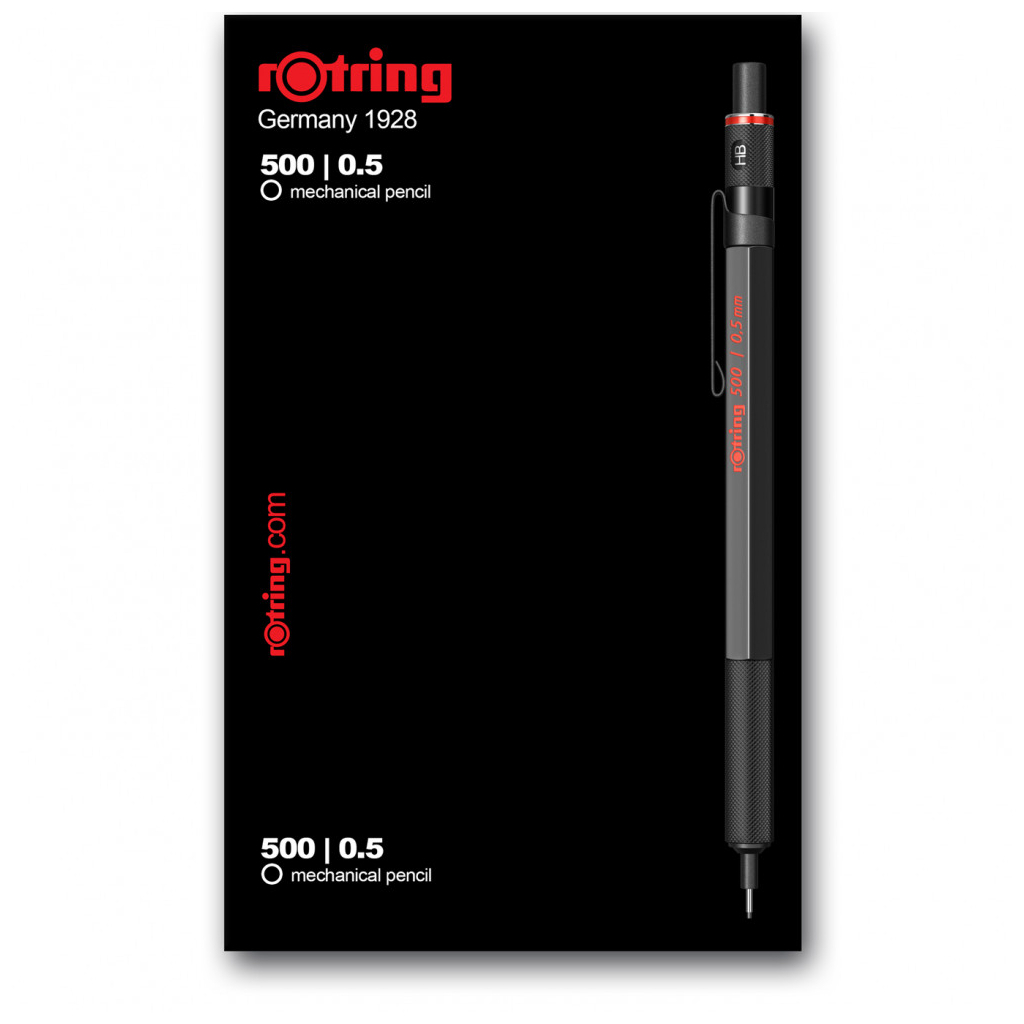 Олівець механічний Rotring Drawing ROTRING 500 Black PCL 0,5 (R1904725) зображення 6