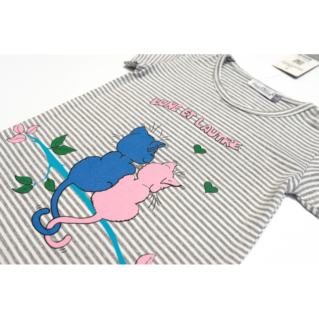 Пижама Matilda с котиками (12311-3-122G-pink) изображение 5