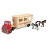 Игровой набор Melissa&Doug автомобиль-прицеп для лошадей (MD14097) изображение 3