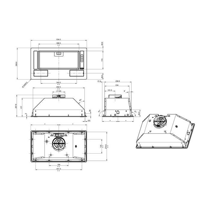Витяжка кухонна Gorenje BHI681EB зображення 5