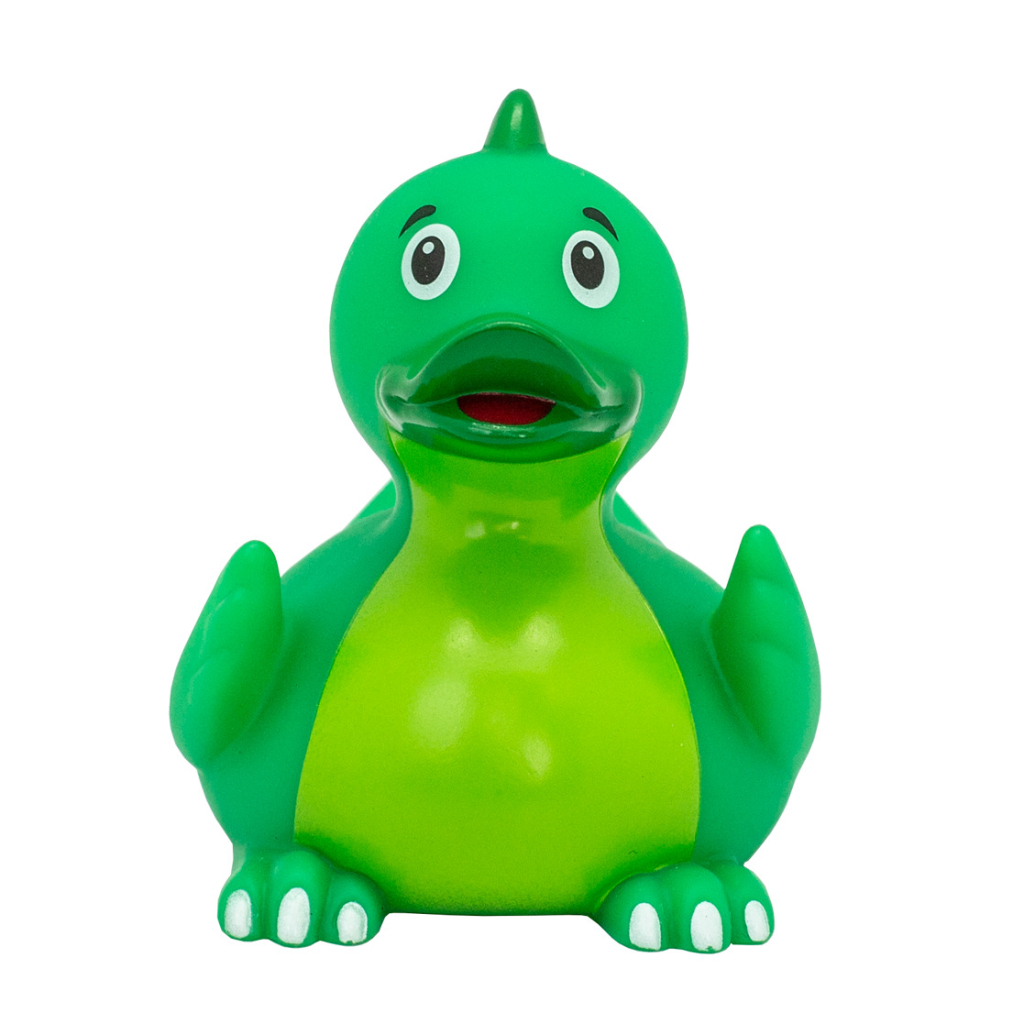 Игрушка для ванной Funny Ducks Утка Зеленый динозавр (L1315) изображение 2