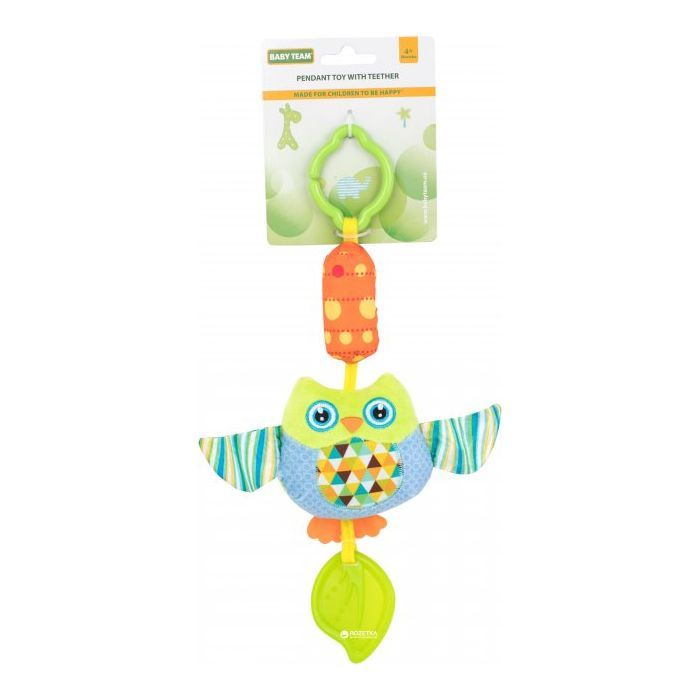 Игрушка-подвеска Baby Team колокольчик Сова (8520_Сова)