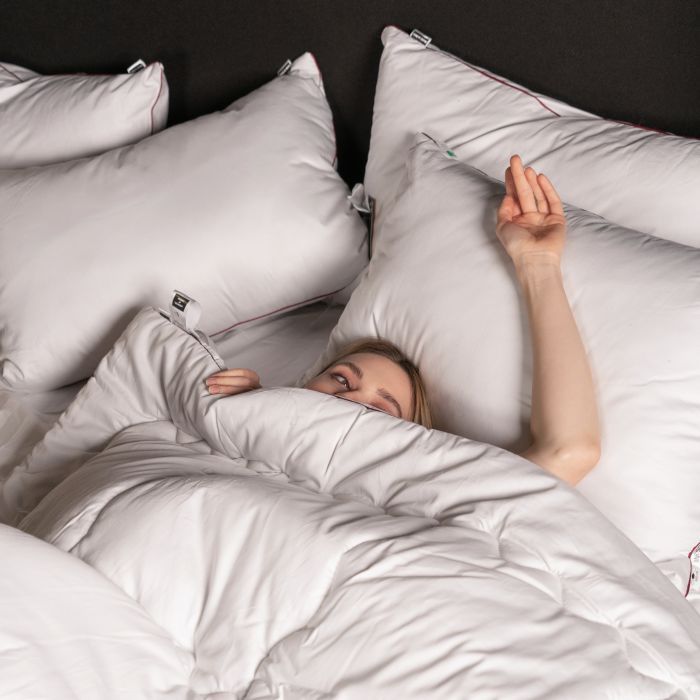 Подушка MirSon антиаллергенна DeLuxe Eco-Soft Hand Made №472 низька 50х70 (2200000624918) зображення 11