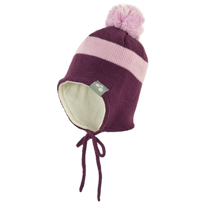 Шапка детская Huppa VIIRO 1 83620100 бордовый XS (4741468735955)