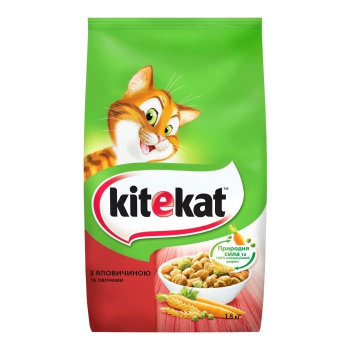 Сухой корм для кошек Kitekat Говядина с овощами 12 кг (5900951013065)