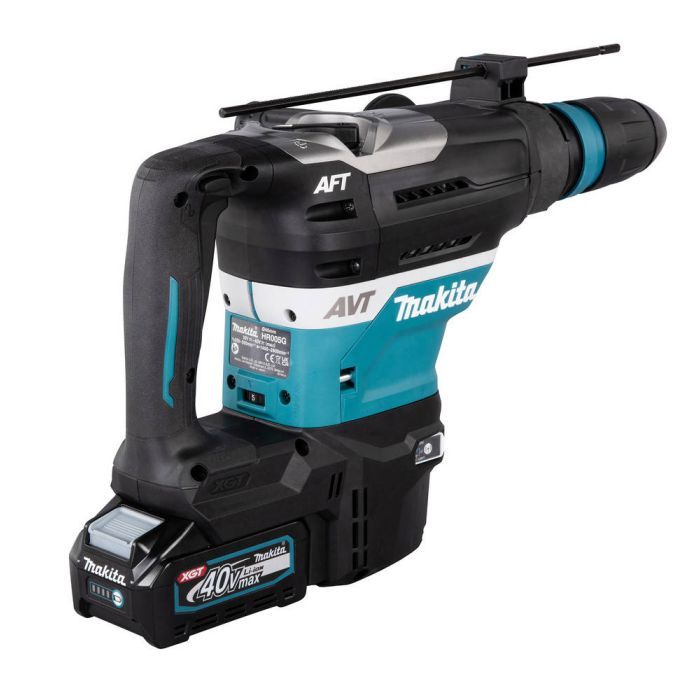 Перфоратор Makita HR005GM202 XGT, 40 V Max, BL4040x 2 шт, DC40RA (HR005GM202) изображение 2