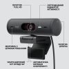Веб-камера Logitech Brio 500 Graphite (960-001422) изображение 6