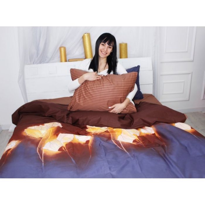 Постельное белье MirSon Сатин 22-1324 Adam Семейный 160х220 (2200005140390) изображение 4