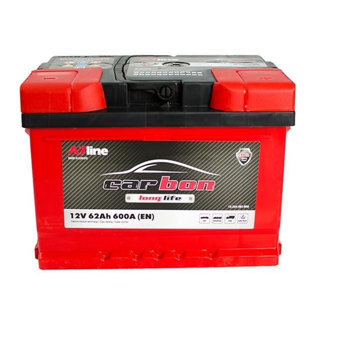 Аккумулятор автомобильный CARBON 62 Ah/12V Euro (CRB62-00)
