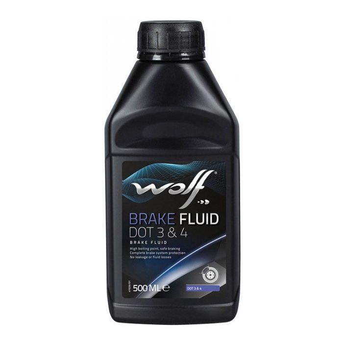 Тормозная жидкость Wolf BRAKE FLUID DOT 34 500мл (8307706)