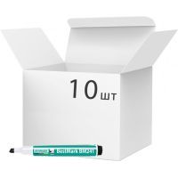 Маркер Stanger для сухостираемых досок, 1-4 мм клин. наконечник черный 10 шт (MARKER-BOA-STM241B10)