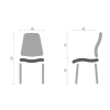 Кухонный стул Special4You Success light grey (E6576) изображение 5