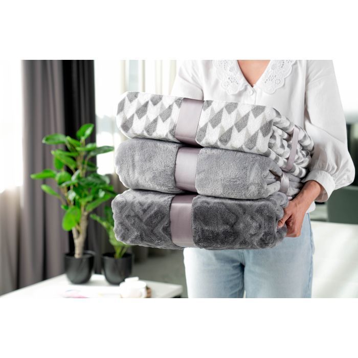 Плед Ardesto Flannel сірий 200х220 см (ART0204SB) зображення 3