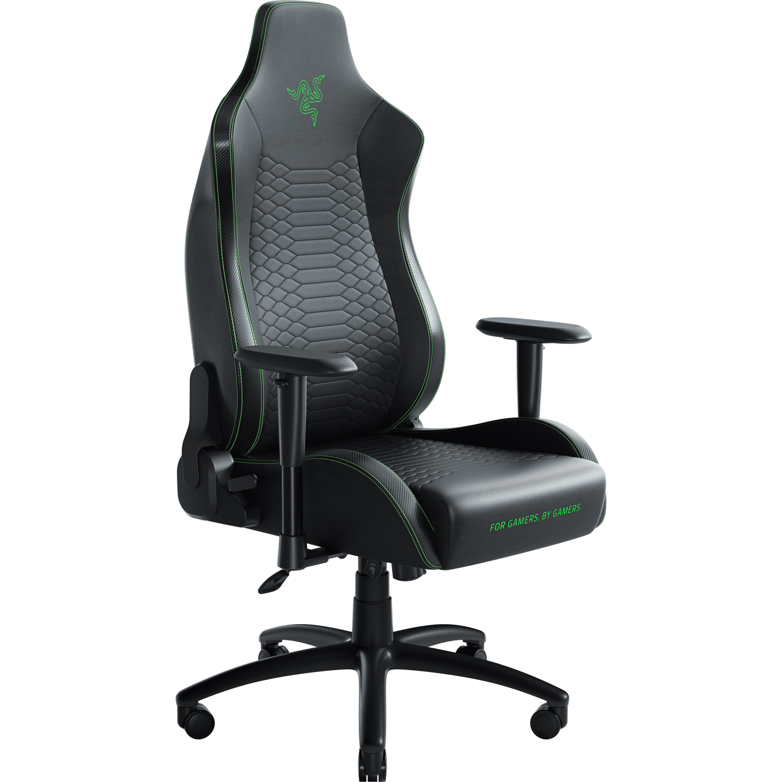 Кресло игровое Razer Iskur X Green XL (RZ38-03960100-R3G1) изображение 2
