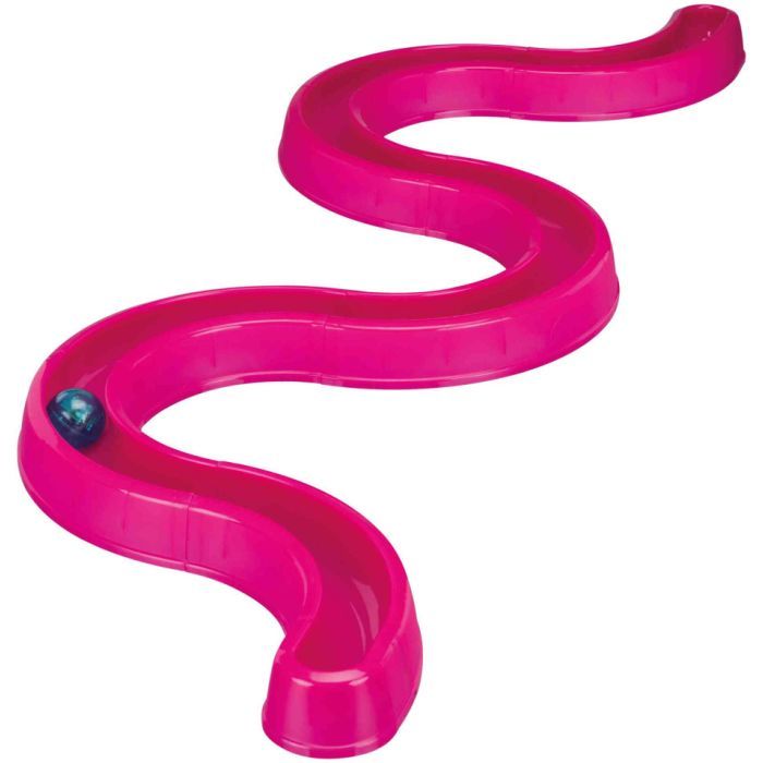 Игрушка для кошек Trixie Ball Race Змейка-восьмерка с мячиком 65x31 см (розовая) (4011905414133) изображение 4