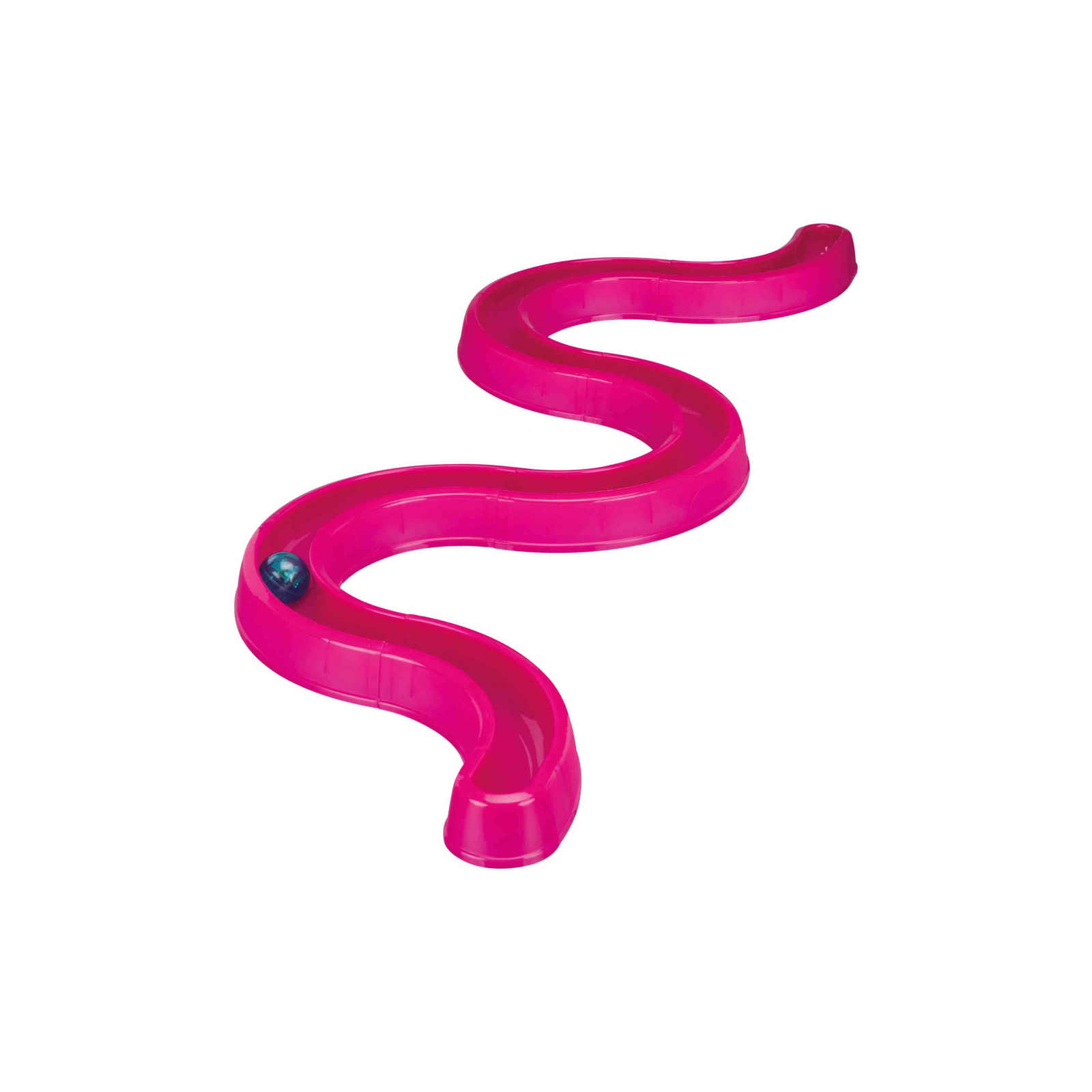 Іграшка для котів Trixie Ball Race Змійка-вісімка з м'ячиком 65x31 см (рожева) (4011905414133) зображення 4