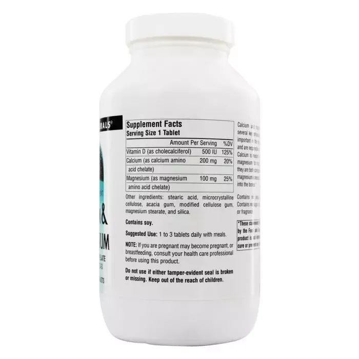 Витаминно-минеральный комплекс Source Naturals Кальций & Магний 300мг, 250 таблеток (SNS-00304) изображение 2