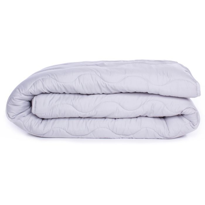 Ковдра MirSon антиалергенна EcoSilk всесезонна №9007 Eco Light Gray 140x205 см (2200005994337)